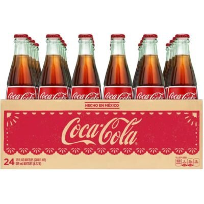 Mexican Coca Cola Glass 24 x 12 oz