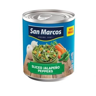 San Marcos Slice Jalapenos 6 x  6lb 4 oz (2.83 kg)