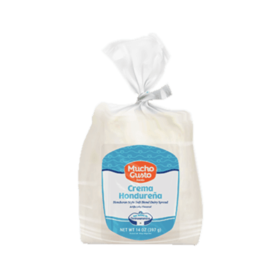 Mucho Gusto Crema Hondureña 12 x 14 oz