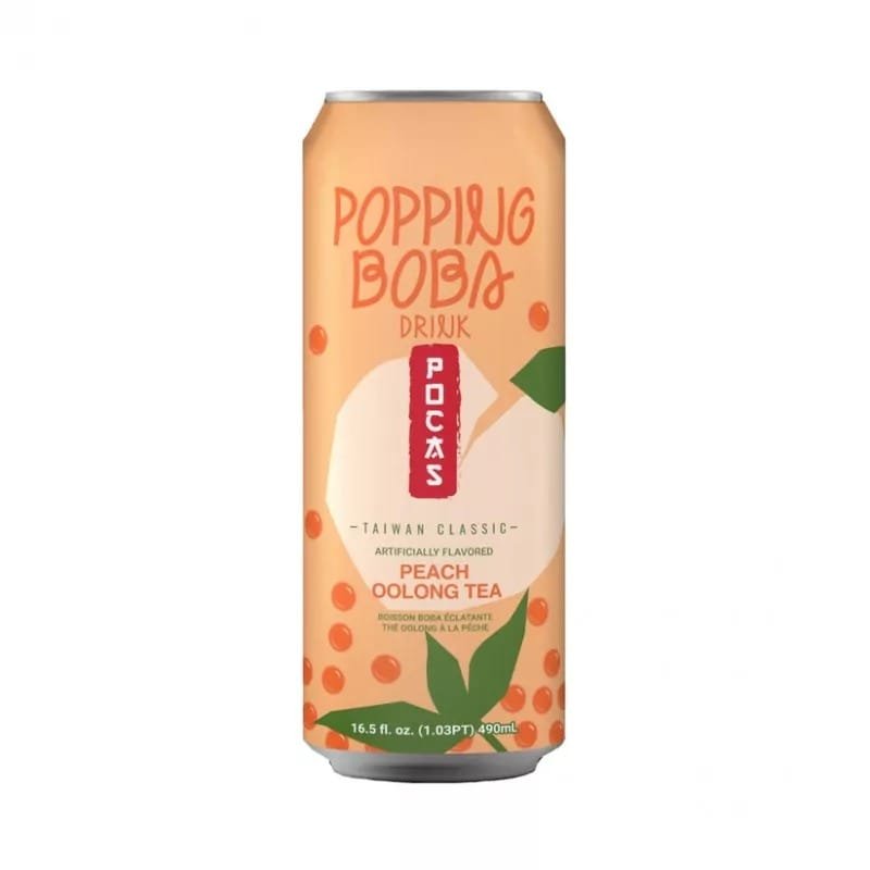 POPPING BOBPOPPING BOBA (PEACH OOLONG TEA) 24 / 16.5 oz.