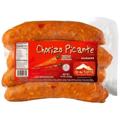 Chorizo Picante de mi Tierra 20 x 16 oz