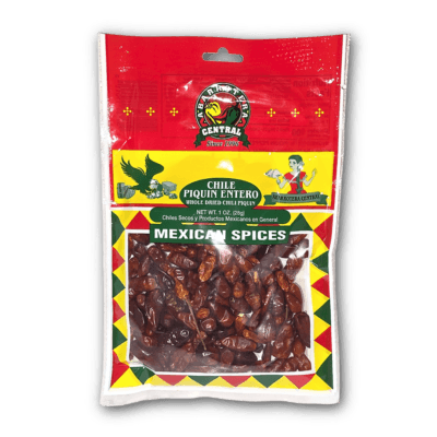 Abarrotera Central Chile Piquin Entero 12 x 1 oz