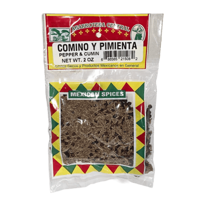 Abarrotera Central Pimienta con Comino Entero 12 x 2 oz