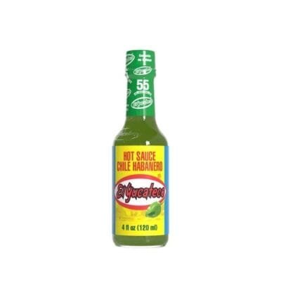 El Yucateco Chile Habanero Green Hot Sauce, 4 fl oz 12 Pack