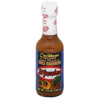 El Yucateco Habanero Caribe Hot , 4 fl oz 12 Pack