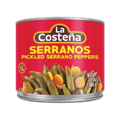 La Costeña  Chile Serrano 12 x 12 oz
