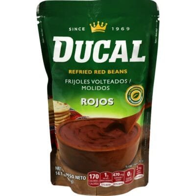 Ducal Refried Red Beans 18 x 14.1oz (Doypack) 3341