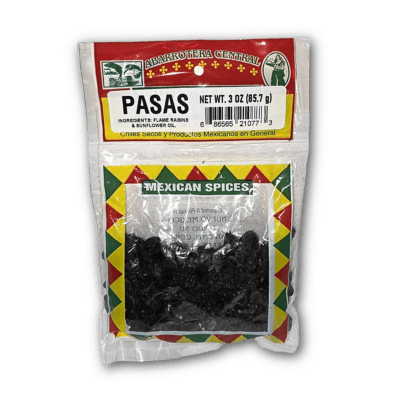 Abarrotera Central Pasas Pequeñas 12 x 3 oz